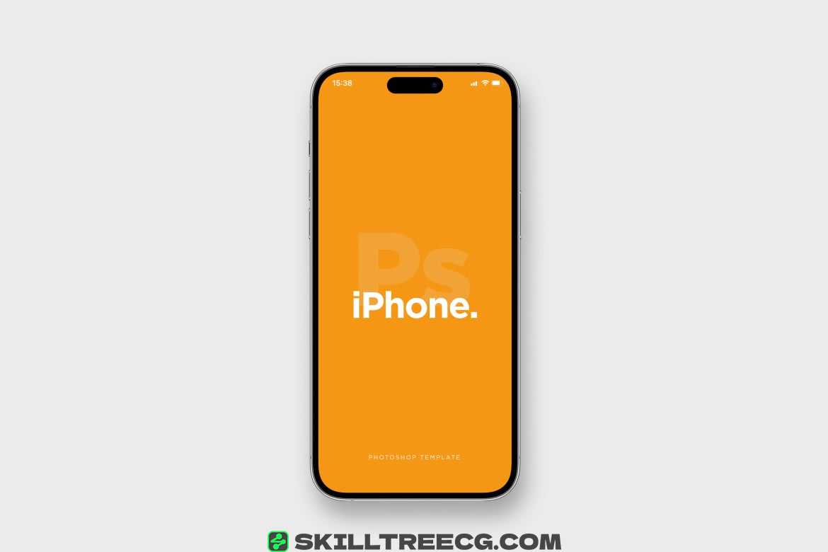 图片[2]-Phone 14 Front View Mockup Pack（206490）-技能树